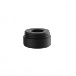 ADJUSTABLE PLASTIC SOFA LEG D.54 / H.19-27 / MAT BLACK